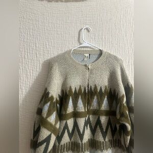 Anthropologie Akemi + Kin Tribal Print Cardigan Sweater O/S